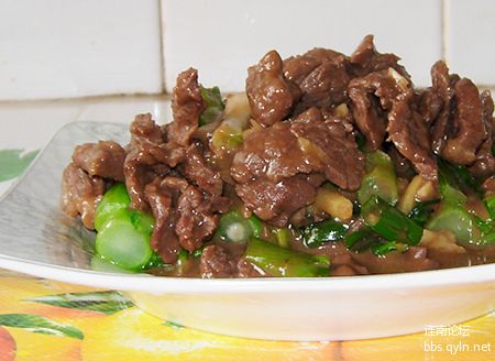   蚝油牛肉