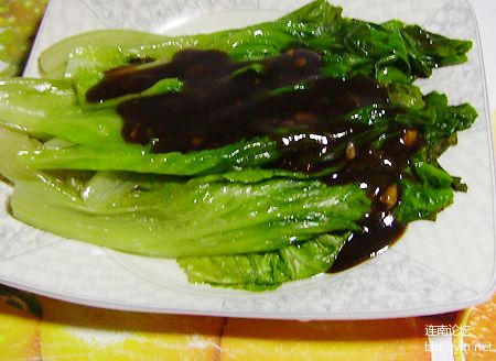   蚝油生菜