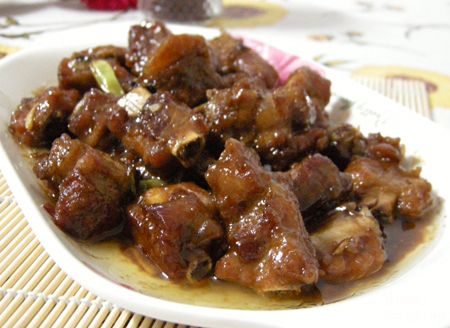       糖醋炸香骨